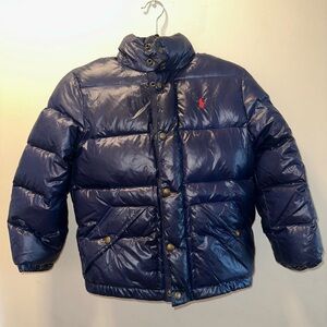 Polo by Ralph Lauren Dark Blue Kids Puffer Coat